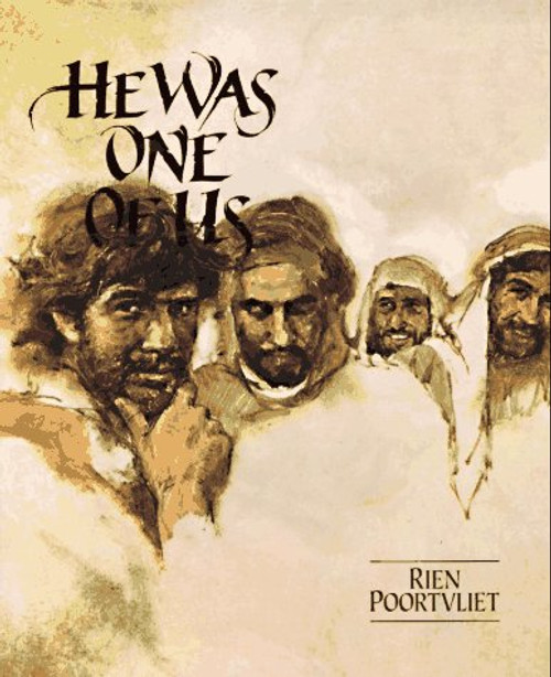 He Was One of Us Hardcover – January 1, 1994
by Rien Poortvliet (Author, Illustrator), Hans Bouma (Author), Brian McDermott (Translator) - 
A GENTLY USED BOOK IN GOOD CONDITION -  The author has tried to tell the story of Jesus by letting faces and hands of the people do the talking with beautiful colored pictures. He Was One of Us Hardcover – January 1, 1994
by Rien Poortvliet (Author, Illustrator), Hans Bouma (Author), Brian McDermott (Translator) - 
A GENTLY USED BOOK IN GOOD CONDITION -  The author has tried to tell the story of Jesus by letting faces and hands of the people do the talking with beautiful colored pictures.