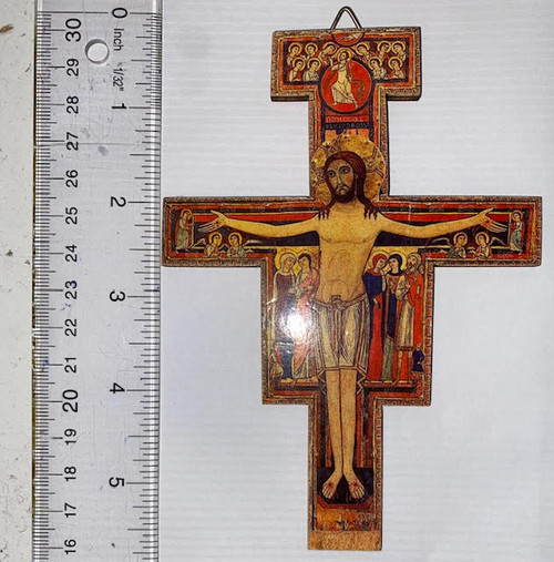 5.5" San Damiano Wall Crucifix 