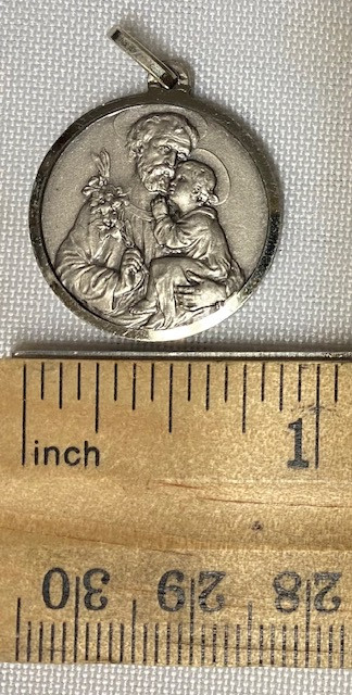 Commemorative Medal - JPII / St. Joseph comes in plastic Case with crest