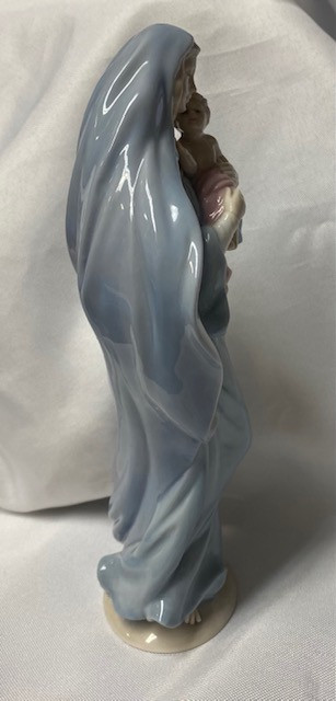 Vintage Porcelain 6" Statue - Virgin & Child - Valencia Collection Roman Inc. 