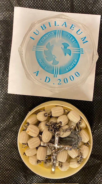 Vintage Rosary with Case