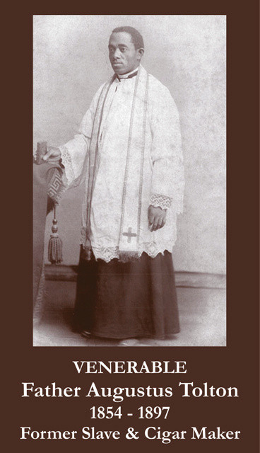 Venerable Father Augustus Tolton Wallet Size Prayer Card