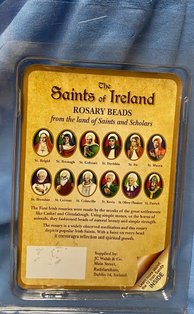 The Saints of Ireland Rosary - only 1 Available