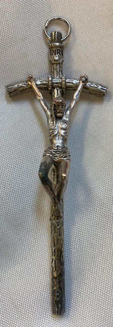 Vintage 4.5" Pope Crucifix  carried by Saint Pope John Paul II