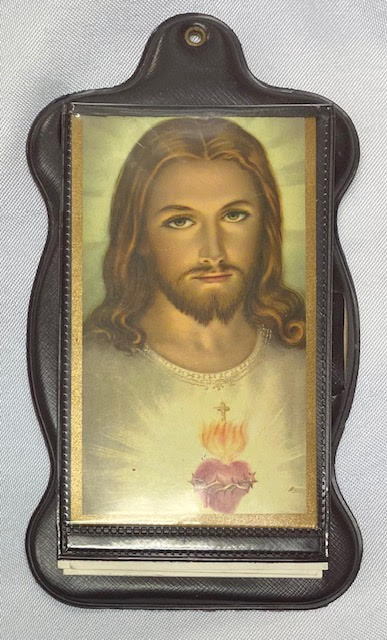 Vintage Sacred Heart Note Pad - Vinyl