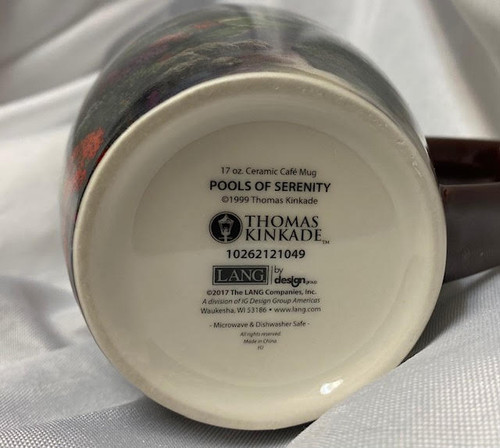 17oz Ceramic Café Mug - Thomas Kinkade 'Pools of Serenity'