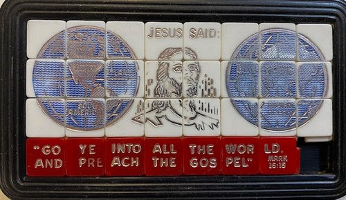 Sliding Tile Game - "Go Ye Into All The World And Preach The Gospel"