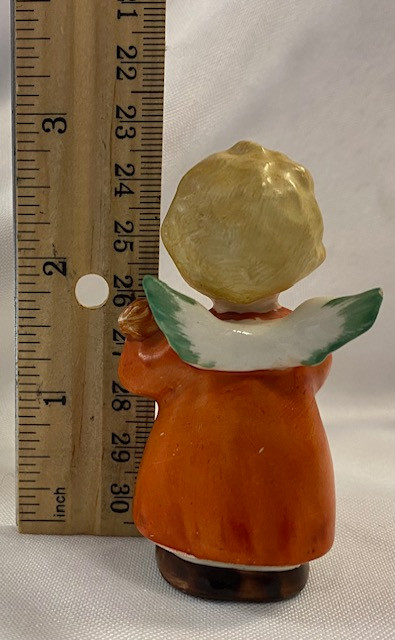 Adorable Rare Vintage  Goebel Hummel Figurine - Angel with Guitar