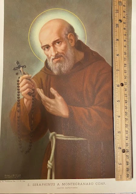 Vintage Italian Frameable Print - Seraphinus A Montegranaro 