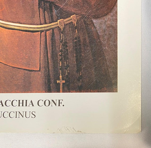 Vintage  Franciscan Italian Frameable Print - Jeremia A Valacchia Conf