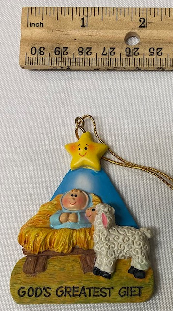 Cute Children's Christmas Ornament - God's Greatest Gift