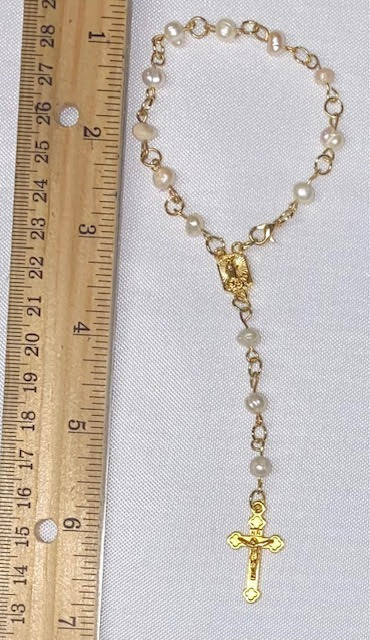 Beautiful Freshwater Pearl One-Decade Rosary