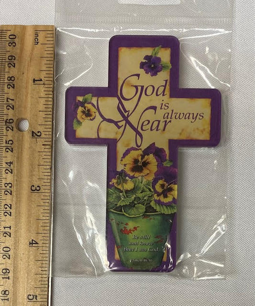 God is always Near - Cross Magnet