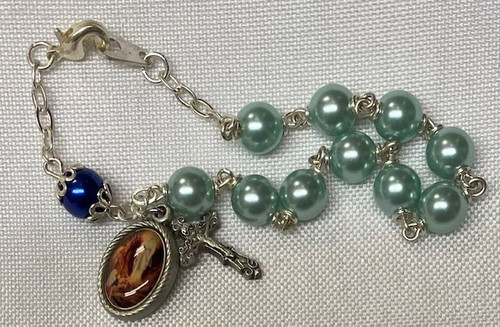 Lovely Lourdes Rosary Bracelet