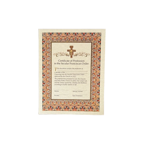 Profession Certificate (natural)