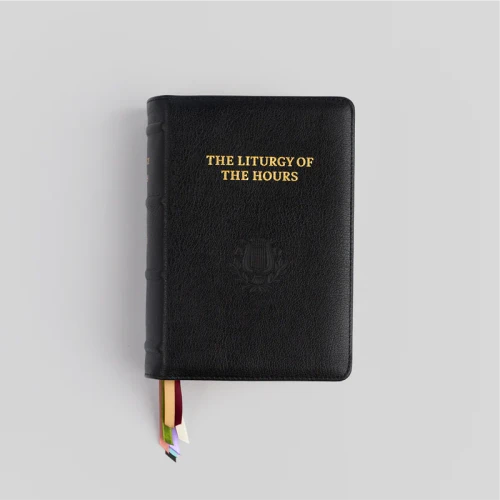 Liturgy of the Hours Second Edition--Standard Print--Premium Goatskin Leather Cover--order by volume or set