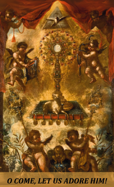 Eucharistic Adoration Intentions Card