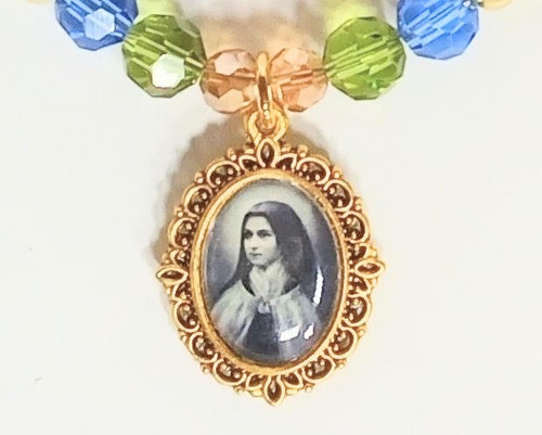 Saint Thérèse of Lisieux - 18 inch Princess necklace