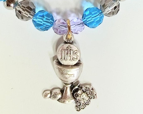 Chalice of Our Lord's Precious Blood and Body - 18 inch Princess necklace 
