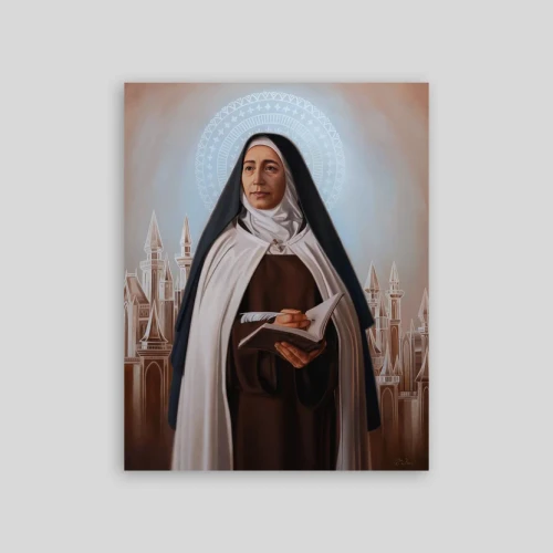 St Theresa of Avila Prayer Card