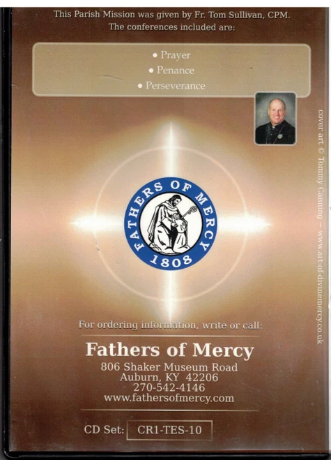 Fathers of Mercy Parish Mission CD backside