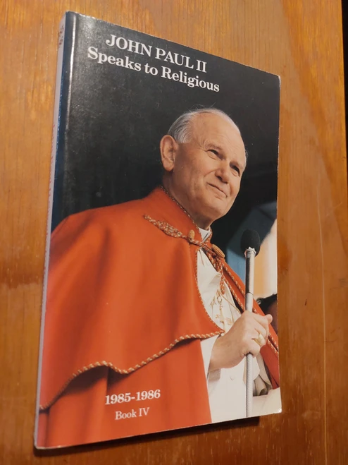 John Paul II Speaks to Religious: Book IV ISBN B000KW0U6W