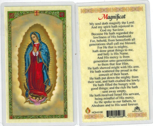 Magnificat Laminated Prayer Card Magnificat Laminated Prayer Card