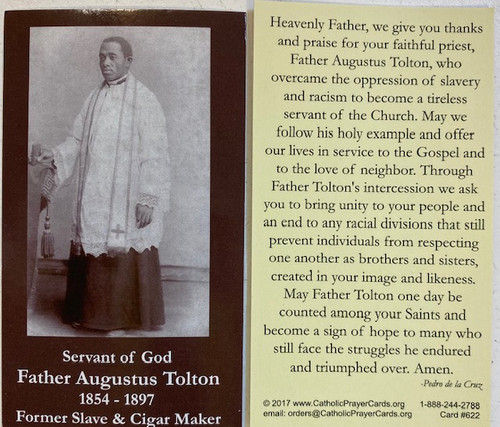 Servant of God Father Augustus Tolton - Now Venerable!    Reduced Price!