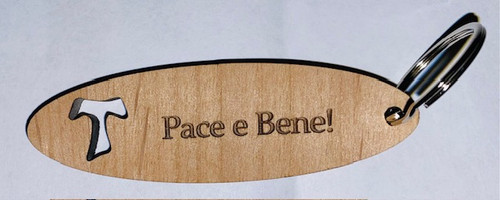 Pace e Bene Key Chain