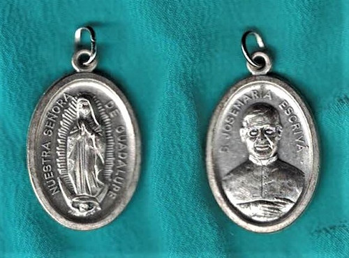 Our Lady of Guadalupe and Saint Jose Maria Escriva Medal