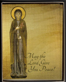 Saint Clare of Assisi Blank Note Cards with Envelopes-May the Lord Give You Peace