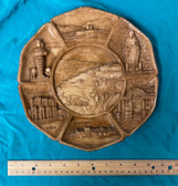 3-D Resin plate of Mexican sites - Collectable