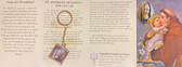 St. Padre Pio/St, Anthony double picture keychain with prayer card