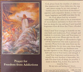 Prayer for Freedom from Addictions - holy card