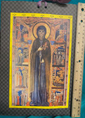 Dossal of St. Clare - print mounted on cardboard
