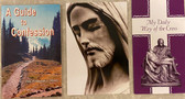 Set of 3 Lenen Prayer Aides - Booklet of Confession, Way of the Cross, Holy Card