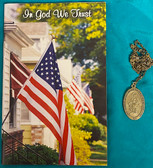 32-page Devotional Booklet from Salesian Missions with Gold-tone Miraculous Medal on 20" gold-tone chain