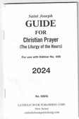 2024 Saint Joseph Guide for Christian Prayer One Volume Breviary Standard Print 406/G