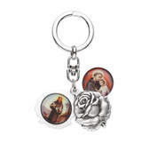 Saint Francis and Saint Anthony Key Chain