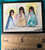 Three Angels Refrigerator Magnet