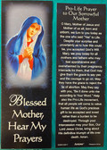 Bookmark - Pro-Life Prayer