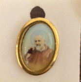 St. Padre Pio Colorful Lapel Pin