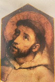 St. Francis of Assisi - Distressed Rustic Wood Plaque