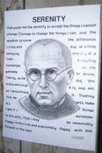 Saint Maximilian Kolbe and Serenity Prayer--Reproduction for Framing