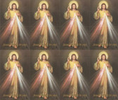 Custom Print Divine Mercy Prayer Cards (Custom set of 8)