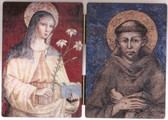 Clare and Francis Diptych