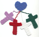 Crocheted Meditation Crosses