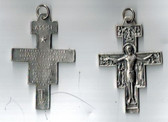 1.5 inch pewter San Damiano Crucifix from Assisi