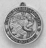 Saint Christopher Medal On Chain