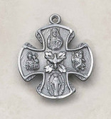 Four Way Medal With Holy Spirit